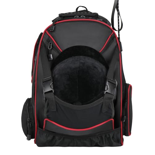 Goloni Large capacity equestrian horse riding gear horseback riding bag grooming tote bag equestrian backpack with helmet holder ringside equipment casual daypack backpacks - Image 1