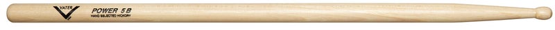 Vater Power 5B Wood Tip Hickory Drumsticks, Pair - Image 2
