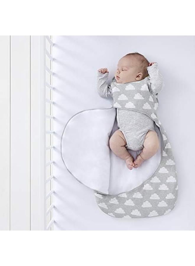 Snuz Pouch 0 6M Sleeping Bag 1.0 Tog Cloud  - Image 2