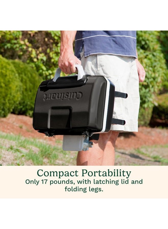 Cuisinart CGG-180TB Portable Propane, Petit Gourmet Tabletop Gas Grill, Black - Image 5
