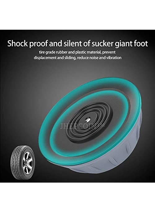 JHEPCOIN JHEPCOIN Anti Vibration Pads with Suction Cup Feet Fridge Washing Machine Leveling Feet Anti Walk Pads Shock Absorber for Furniture Lifting Base  - Image 5
