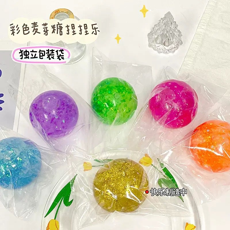 Maltose Squishy Stress Relief Ball - Soft, Scented, and  Customizable - Image 1