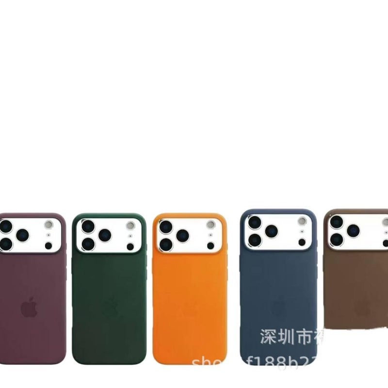 غطاء MagSafe بملمس جلد لـ iPhone 17 / 17 Air / 17 Pro / 17 Pro Max مع حماية من السقوط ومغناطيس قوي مع مقاوم للصدمات مع قبضة مضادة للانزلاق مع مقاوم للخدش باللون أخضر مضاد للانزلاق. - Image 3