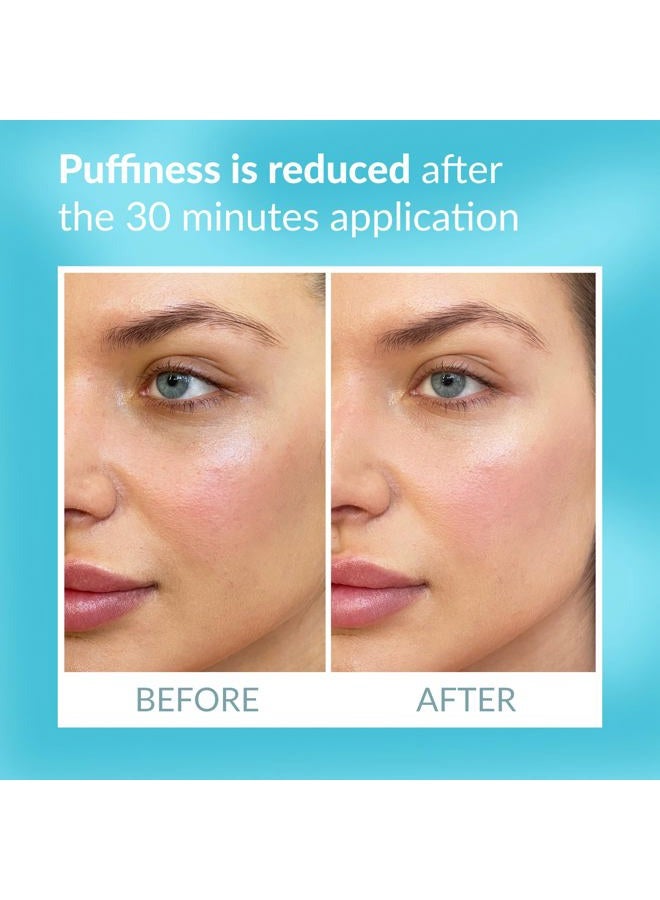 Talika لصقات علاج العين - لصقات تنعيم فورية - قناع للهالات السوداء والانتفاخات وعيون متعبة - 6 إعادة تعبئة لصقات تحت العين قابلة لإعادة الاستخدام للعناية بالبشرة للبالغين - Image 3