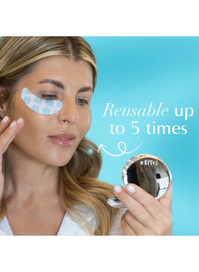 Talika لصقات علاج العين - لصقات تنعيم فورية - قناع للهالات السوداء والانتفاخات وعيون متعبة - 6 إعادة تعبئة لصقات تحت العين قابلة لإعادة الاستخدام للعناية بالبشرة للبالغين - Image 5