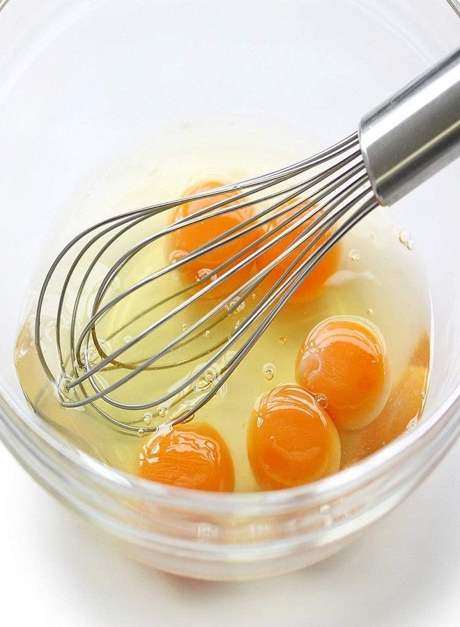 First Front Stainless Steel Hand Egg Frother Whisk French Whip Egg Beater Whisk Shaker - Image 1