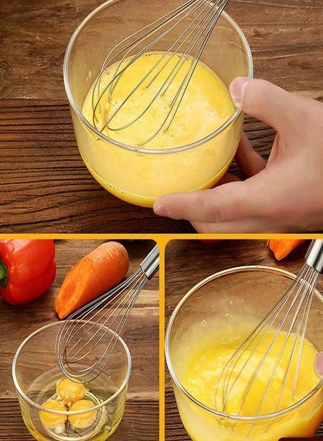 First Front Stainless Steel Hand Egg Frother Whisk French Whip Egg Beater Whisk Shaker - Image 2