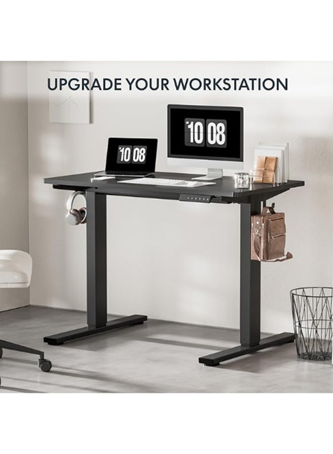 FLEXISPOT EN1 Standing Desk 129 x 68 x 14.5cm Black - Whole-Piece Desktop, Home Office Use, Height Adjustable with 4 Memory Presets, Supports Multiple Monitors - Image 2