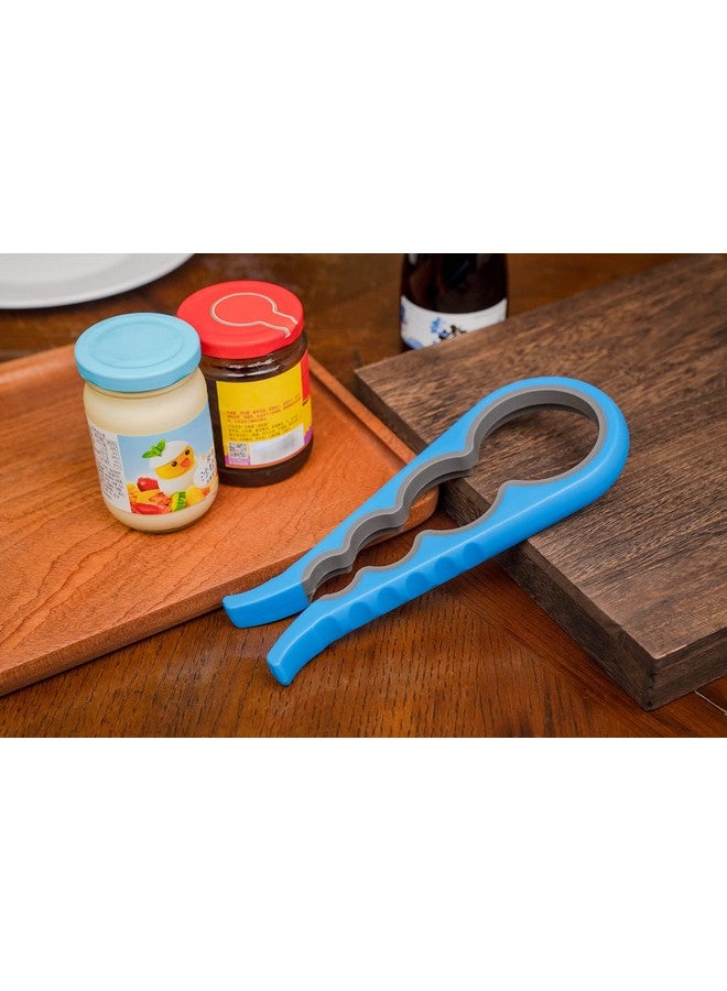 Bloss Anti-skid Jar Opener Jar Lid Remover Rubber Can Opener Kitchen Grippers To Remove Stubborn Lids, Caps and Bottles Great Kitchen Gadgets For Small Hands or Seniors,Blue - Image 3