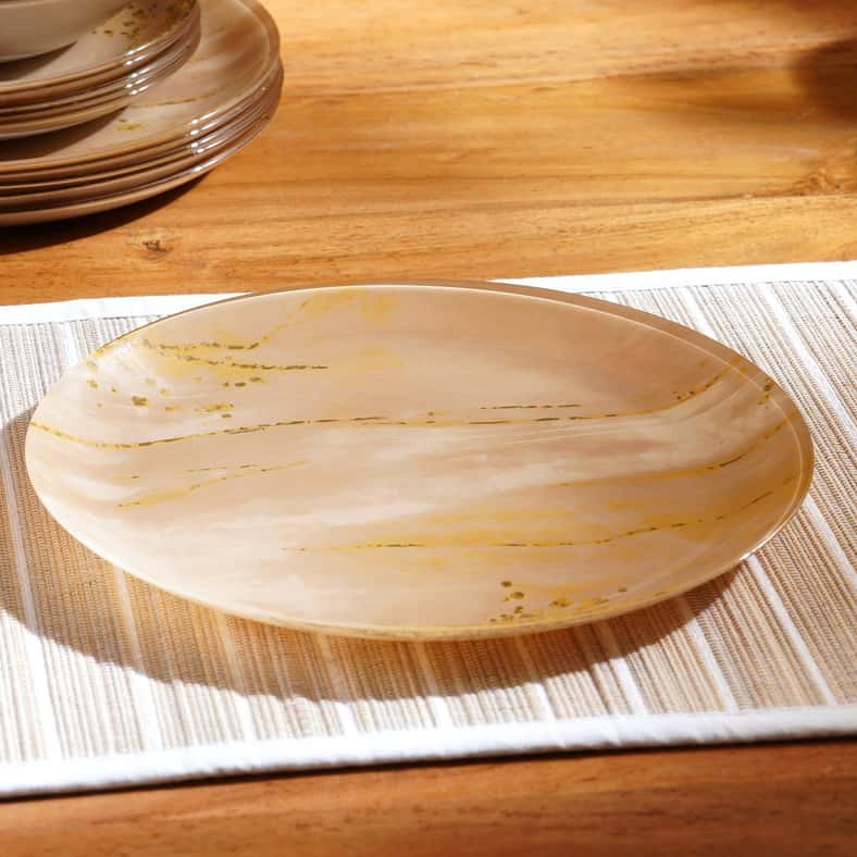 Pan Home طقم عشاء بني مكون من 26 قطعة - Image 2