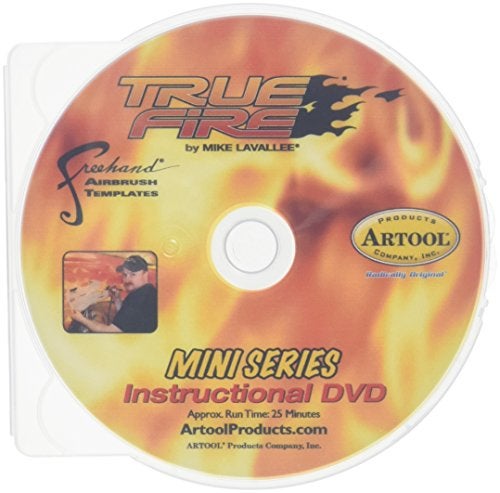 Artool Freehand Airbrush Templates, True Fire Mini Series - Image 3