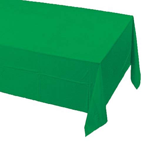 Creative Converting Touch of Color Paper Banquet Table Cover, Emerald Green 54 in x 108 in (40.5 SQ FT) - Image 4
