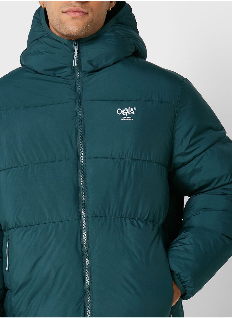 JACK & JONES - Essential Hooded Jacket - Image 1