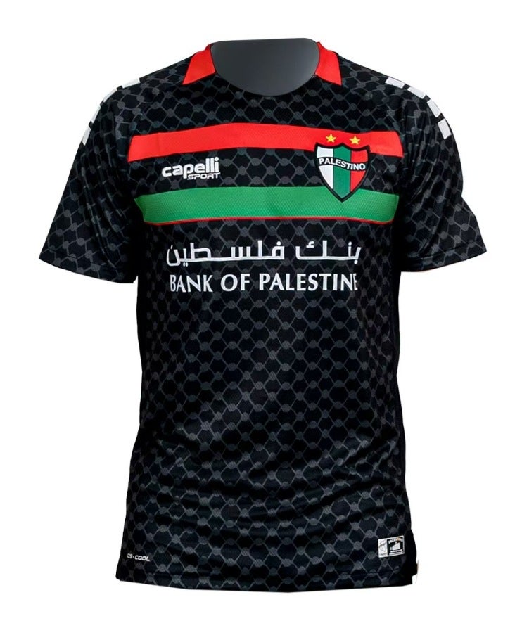 قميص منتخب فلسطين الوطني الجديد والقديم - زي كرة القدم قصير الأكمام - إصدار خاص للمنزل والخارج - Image 1