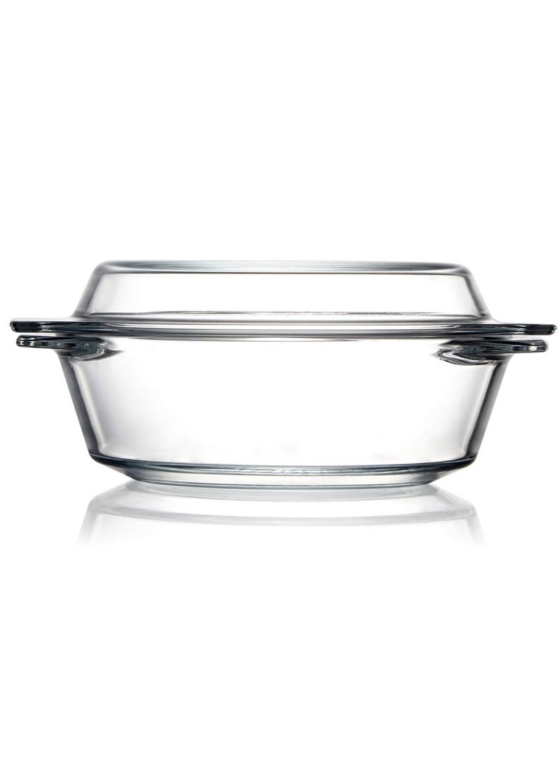 BLACKSTONE 1.0L Glass Baking Dish with Lid – Premium Oven & Freezer Safe Bakeware  - Image 1