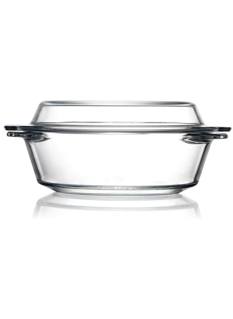 BLACKSTONE 1.0L Glass Baking Dish with Lid – Premium Oven & Freezer Safe Bakeware - Image 1