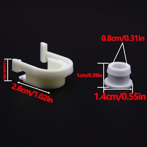 HOMEWITHU 5PCS Transmission Shift Cable Bushing with Cap for Ford Edge 2015-2018, C-MAX 2013-2018, Fusion 2013-2016, Escape 2013-2019,Transit Connect 2013-2021 Replace# KV6Z7K340A DG9Z7S004A - Image 2