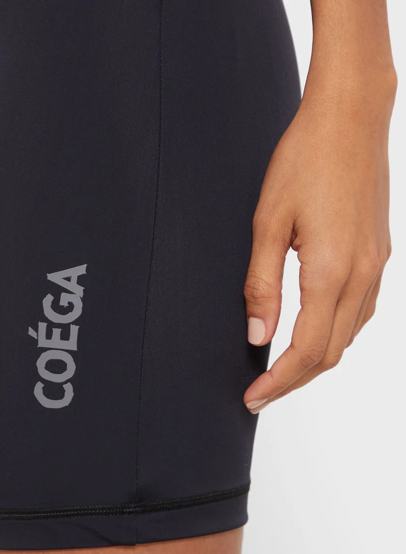 Coega Half Sleeve Zip Detail Swimsuit