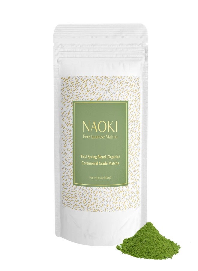 Naoki Matcha Organic Ceremonial First Spring Blend – Authentic Japanese First Harvest Ceremonial Grade Matcha Green Tea Powder from Kagoshima, Japan (100g / 3.5oz) - Image 1