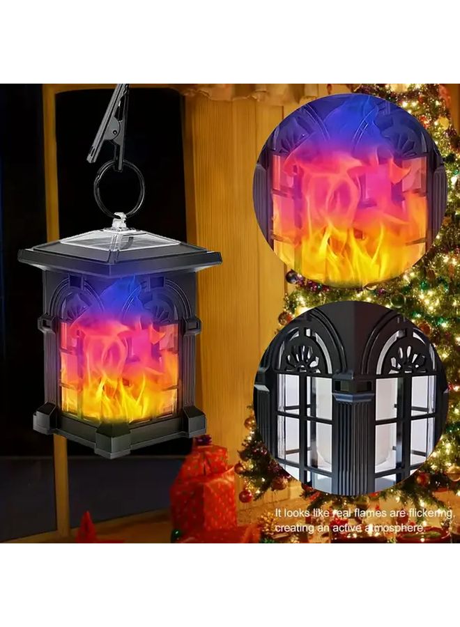 4 عبوات من مصابيح الطاقة الشمسية الأرجوانية للحدائق لتزيين الممرات الخارجية - Image 3