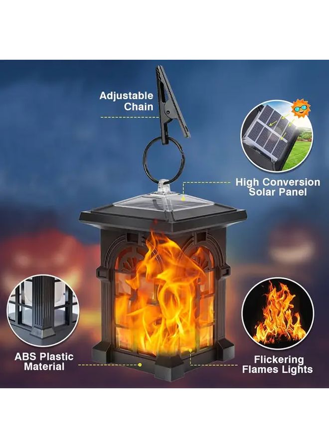 4 عبوات من مصابيح الطاقة الشمسية الأرجوانية للحدائق لتزيين الممرات الخارجية - Image 5