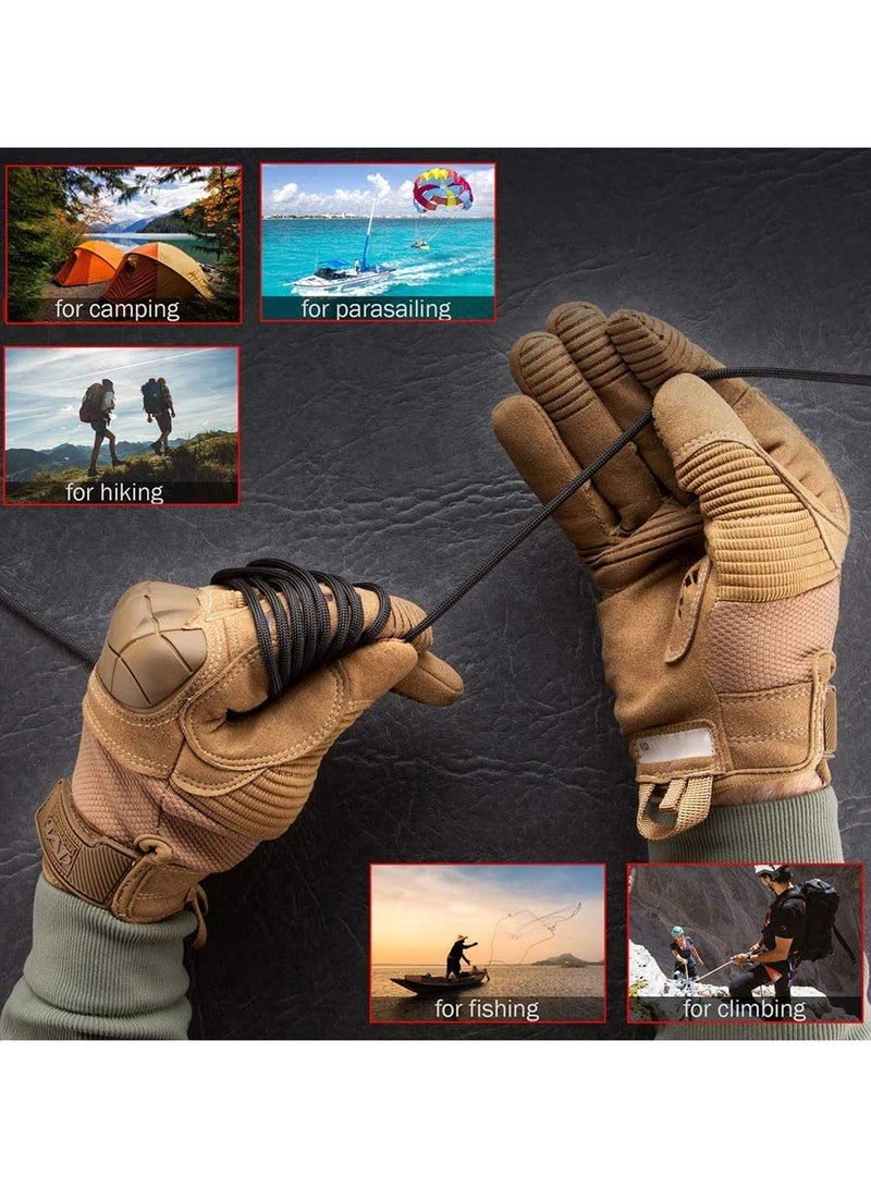 100 قدم حبل باراكورد من النوع الثالث حبل نايلون 550-4 مم حبل نايلون للتخييم حبل التخييم حبل باراكورد للمشي لمسافات طويلة وصيد الأسماك حبل مظلة كشفي للنجاة - أرجوحة باراكورد 550 باراكورد خارجية - Image 4