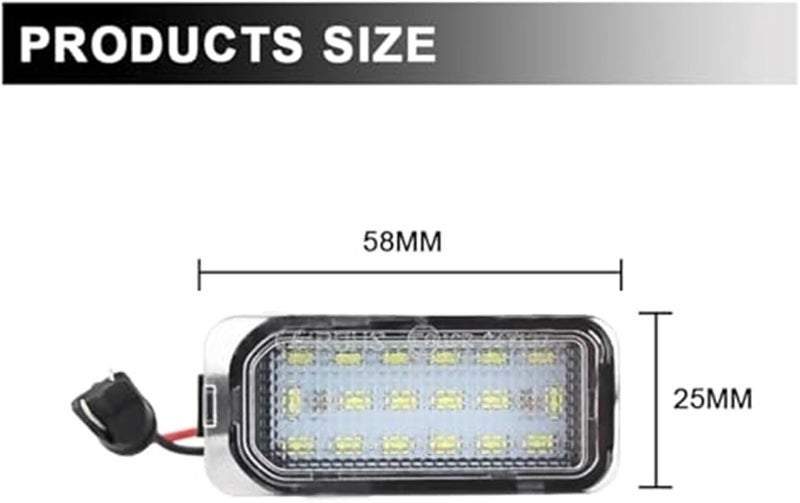 Wivplex 2Pcs License Plate Light for Various Ford Models - Image 5