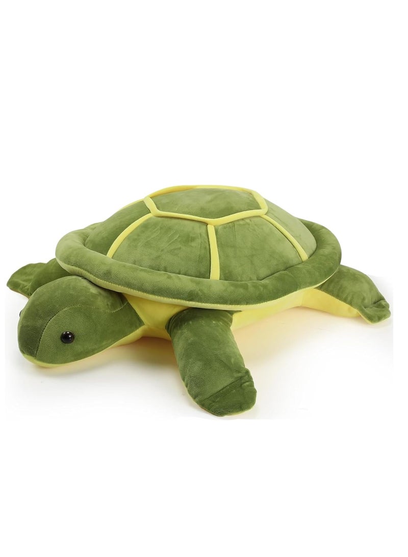Raxoom Sea Turtle Stuffed Animal - 40cm Green Soft Plush Turtle Pillow, Large Plush Sea Turtle Toy for Kids, Girls, Boys - Cute Turtle Gifts for Mother's Day, Valentine, Birthday, Nursery, or Home Dec - Image 1