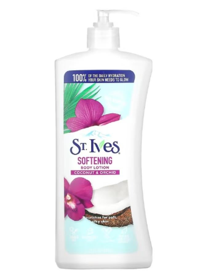 ST. Ives Softening Body Lotion, Coconut & Orchid, 21 fl oz (621 ml)