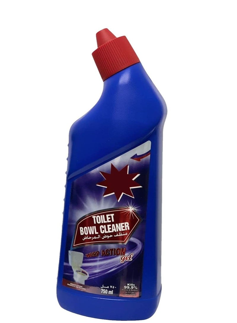 RACO RACO Aqua Toilet Bowl Cleaner Deep Action Gel 750ml  - Image 1
