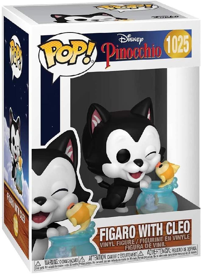 POP POP Disney: Pinocchio - Figaro Kissing Cleo Funko Vinyl Figure (Bundled with Compatible Box Protector Case), Multicolored, 3.75 inches  - Image 3