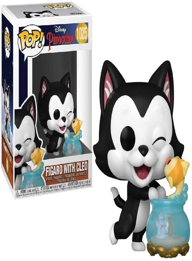 POP POP Disney: Pinocchio - Figaro Kissing Cleo Funko Vinyl Figure (Bundled with Compatible Box Protector Case), Multicolored, 3.75 inches  - Image 2