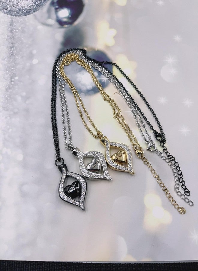 OutstandLong Teardrop Heart Cremation Urn Necklace for Ashes Human Mom Dad Grandma Holder Memorial Keepsake Locket Pendant Jewelry - Image 4