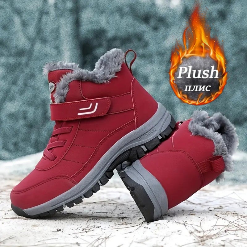 Winter New Style Fleece-Lined Warm Fleece-Lined Couple Shoes for the Elderly Men''s Autumn Non-Slip Wear-Resistant Father''s Elderly Sports Walking Shoes - Image 3