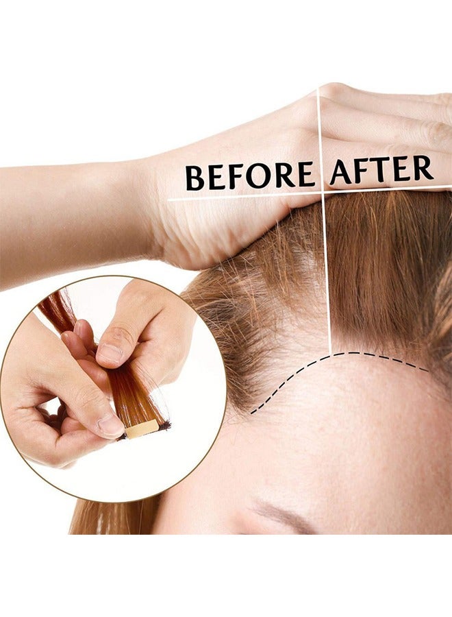 120 شريط تثبيت وصلات شعر – شريط لاصق مزدوج شفاف للشعر المستعار، قوي التثبيت بدون بقايا، مقاس 1.6×0.3 إنش - Image 4