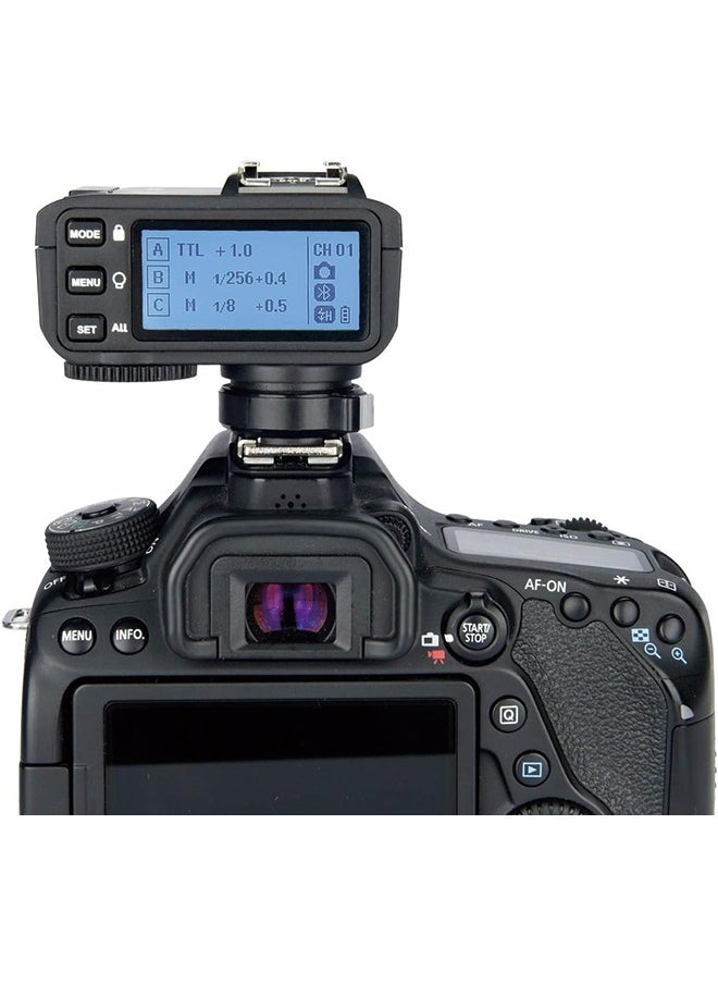 Godox - Godox X2T-C TTL Wireless Flash Trigger for Canon, 1/8000s HSS Bluetooth Connection Supports iOS/Android App Controller, TCM Function, 5 Separate Group Buttons, New Hotshoe Locking, New AF Assist Light - Image 1