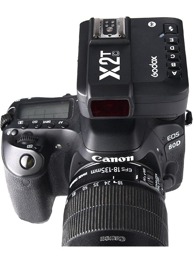 Godox - Godox X2T-C TTL Wireless Flash Trigger for Canon, 1/8000s HSS Bluetooth Connection Supports iOS/Android App Controller, TCM Function, 5 Separate Group Buttons, New Hotshoe Locking, New AF Assist Light - Image 1