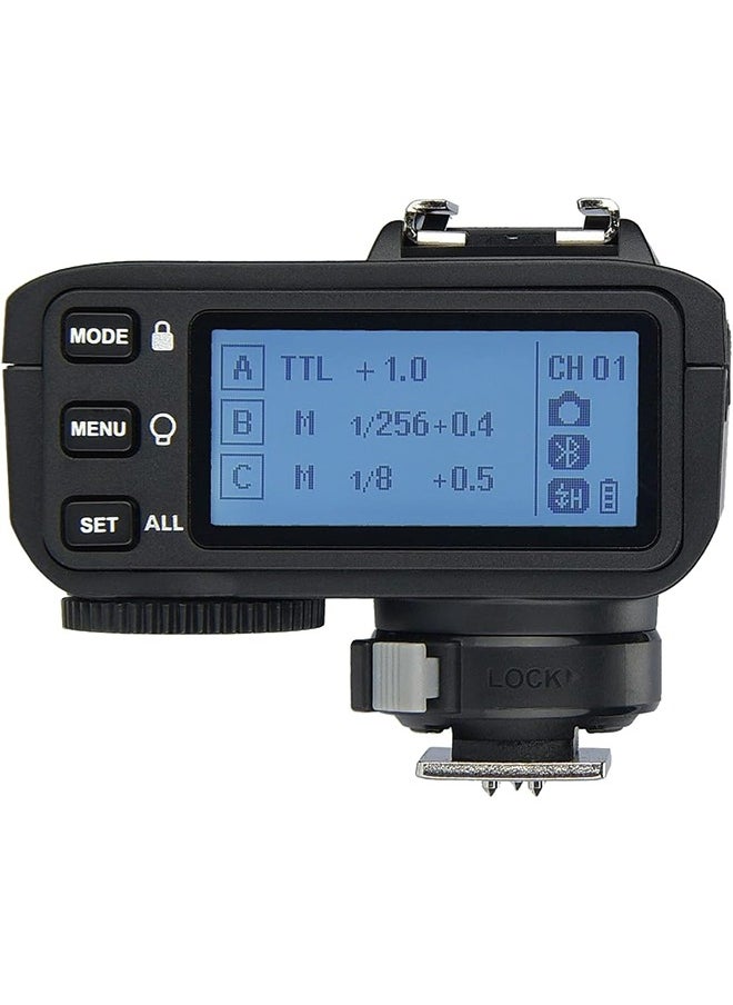 جودوكس مشغل فلاش لاسلكي Godox X2T-C TTL لكاميرا Canon، اتصال بلوتوث HSS 1/8000 ثانية يدعم وحدة تحكم تطبيق iOS/Android، وظيفة TCM، 5 أزرار مجموعة منفصلة، ​​قفل Hotshoe جديد، ضوء مساعد AF جديد  - Image 3