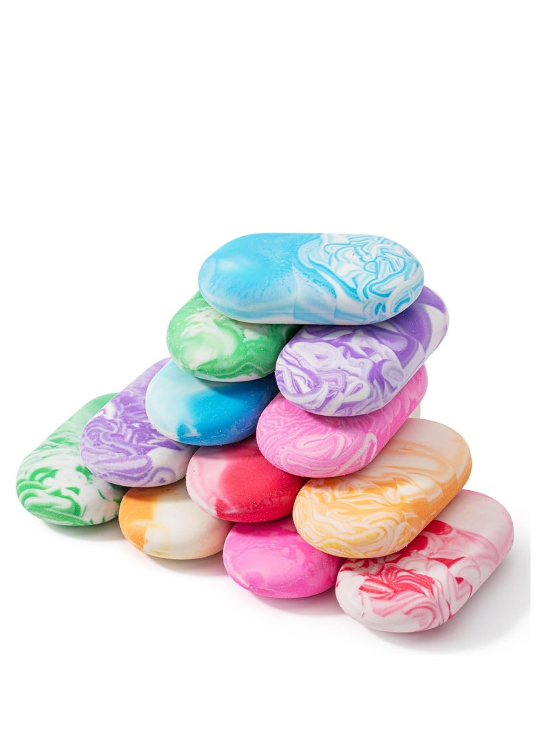 عام محايات، 12 عبوة، ممحاة قلم رصاص رخامية، محايات لأقلام الرصاص، محايات للمدرسة، ممحاة كبيرة، محايات للمدرسة، ممحاة مطاطية، محايات كبيرة للمدرسة - Image 1