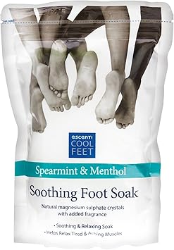 Escenti Cool Feet Soothing Spearmint Menthol Essential Foot Soak - Image 1