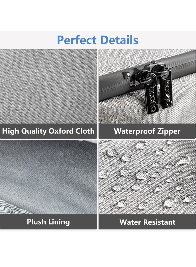 Excefore Travel Carrying Case for DJI Mini 4K/Mini 4/Mini 2 SE, Portable Small Shoulder Bag for DJI Drone and Controller Accessories, Waterproof Oxford Drone Storage Bag with Should Strap Handle (Grey) - Image 4