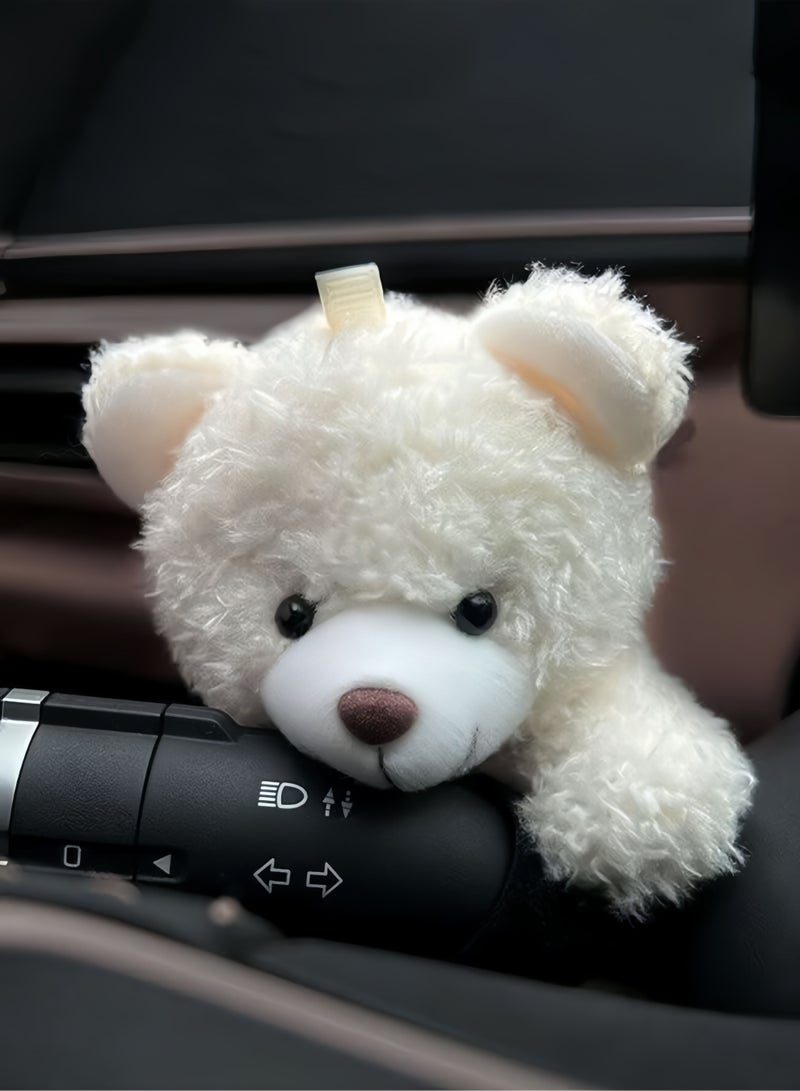 Cute bear car decoration, car accessory for steering wheel - Image 3