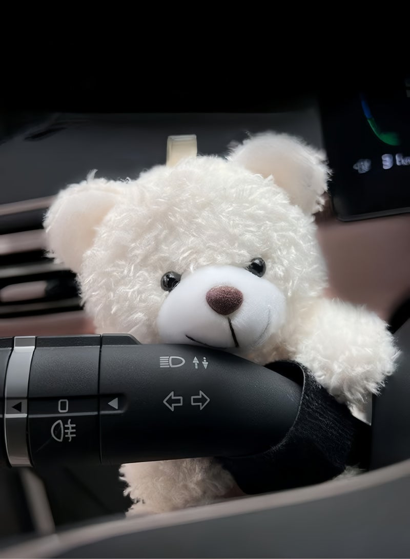 Cute bear car decoration, car accessory for steering wheel - Image 2