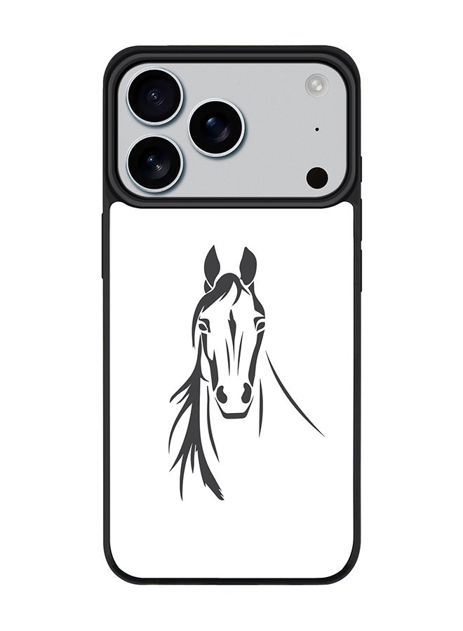 Stylizedd iPhone 17 Pro Case, [Compatible with MagSafe] Slim Magnetic cover Phone Case iPhone 17 Pro -Arabian Stallion - Image 1