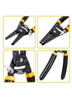 Generic 7in Wire Stripper 10-22 AWG Cutter Crimper, Copper Wire Stripping Tool And Multi-Function Hand Tool, Professional Handle Design And Refined Craftsmanship  - Image 3