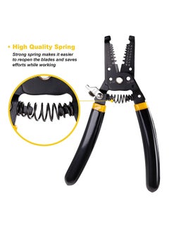 Generic 7in Wire Stripper 10-22 AWG Cutter Crimper, Copper Wire Stripping Tool And Multi-Function Hand Tool, Professional Handle Design And Refined Craftsmanship  - Image 5