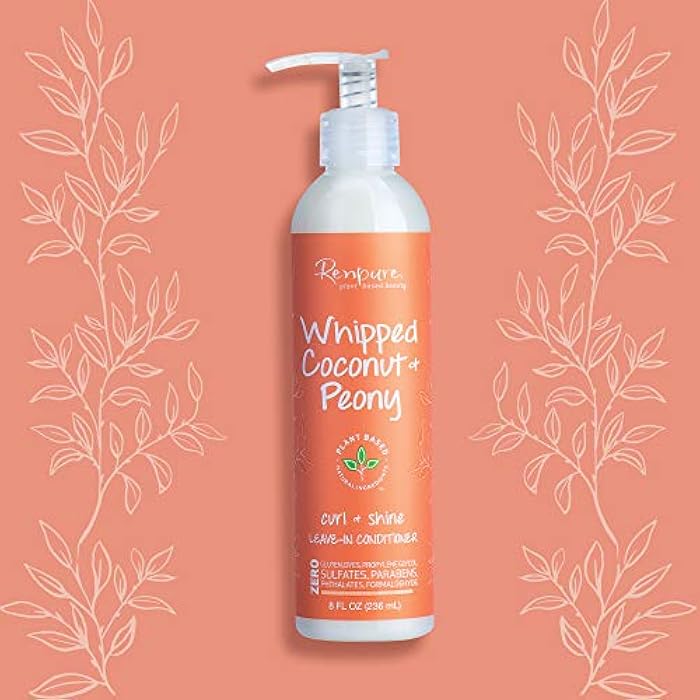 Renpure Whipped Coconut & Peony Leave-in Conditioner, 8 Ounce - Image 2