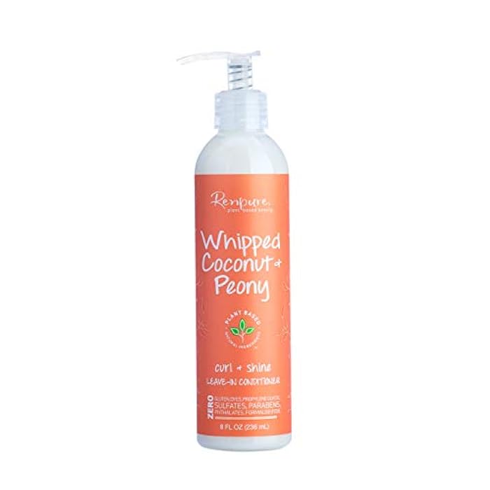 Renpure Whipped Coconut & Peony Leave-in Conditioner, 8 Ounce - Image 1