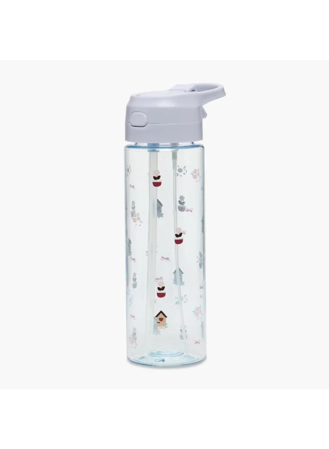 تورسون Printed Water Bottle with Spout and Spray - 750 ml