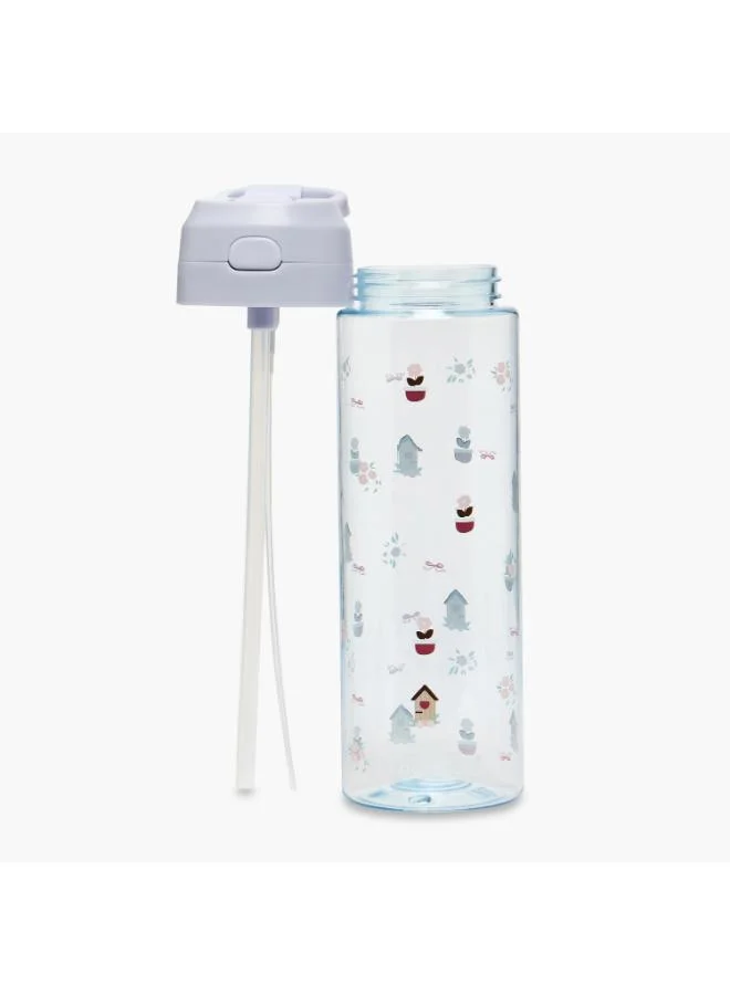 تورسون Printed Water Bottle with Spout and Spray - 750 ml